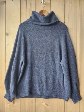 Aritzia The Group Babaton Cowl Neck Alpaca Wool Blend Sweater Small Oversized